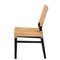 Baxton Studio Lesia Modern Bohemian Natural Brown Rattan and Espresso Brown Mahogany Wood Dining Chair 224-13130-ZORO - alternate 3
